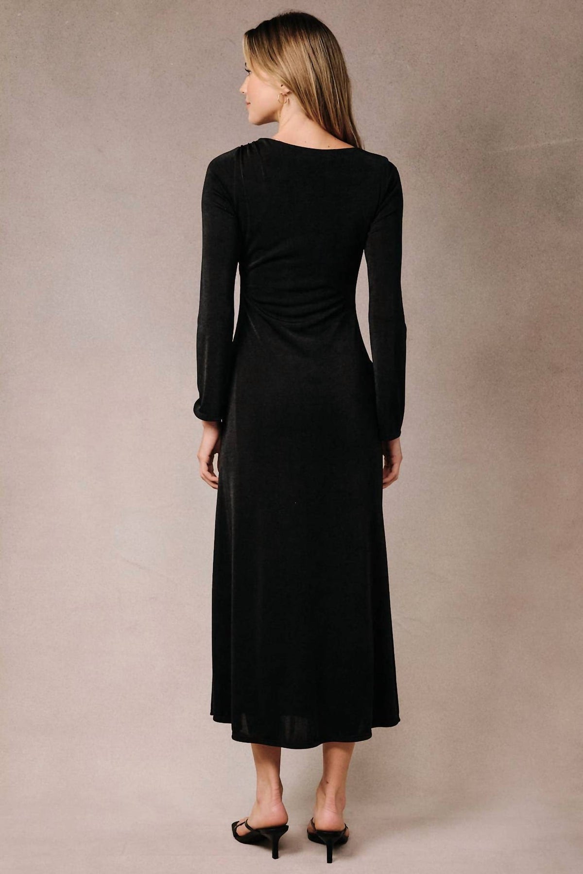 Boat Neck Maxi Dress
