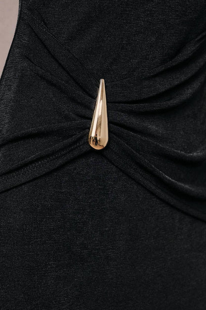 Boat Neck Maxi Dress