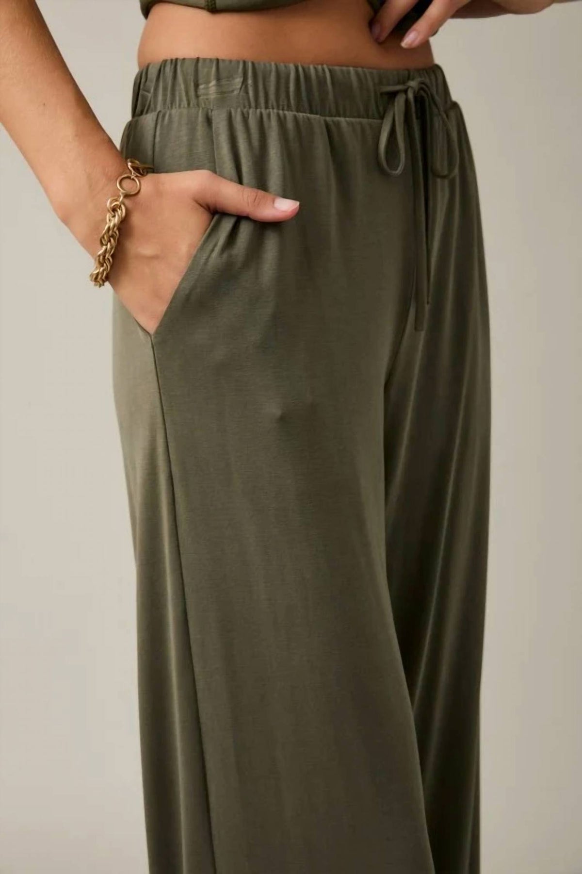 Emma Draw String Wide Leg Pants