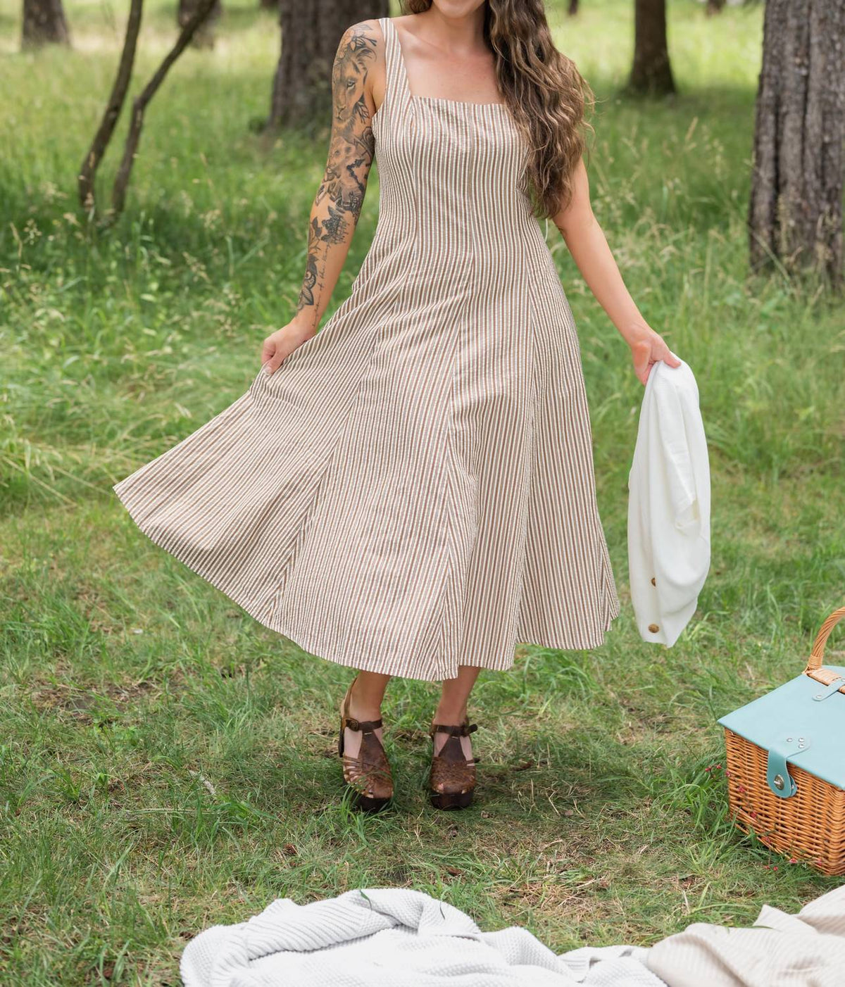 Margery Stripe Dress