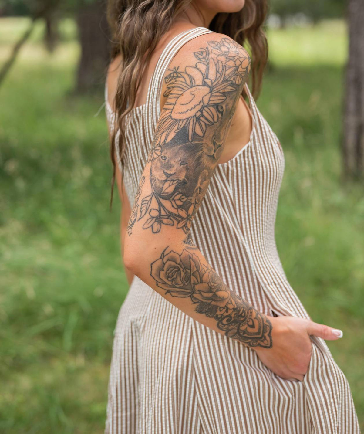 Margery Stripe Dress