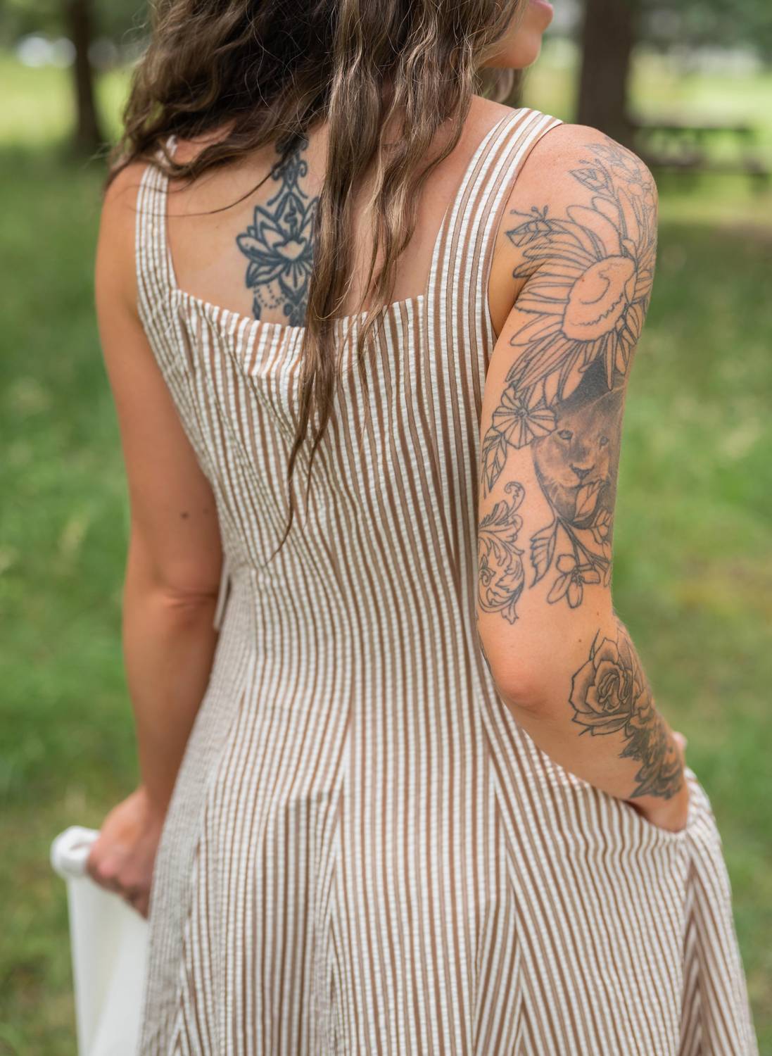 Margery Stripe Dress