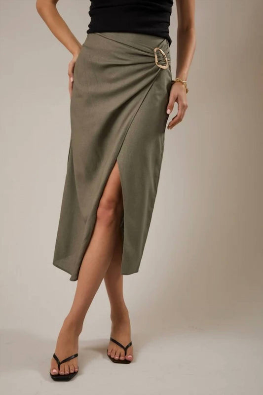 Metal Accent Skirt