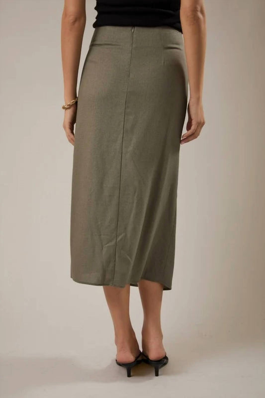 Metal Accent Skirt