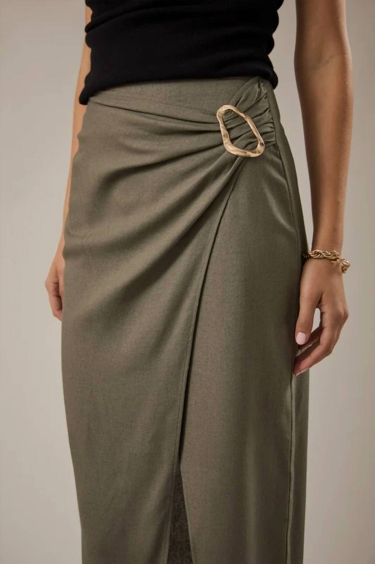 Metal Accent Skirt
