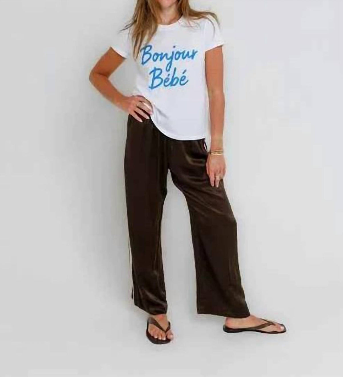 Bonjour Bebe Femme Crewneck Tee