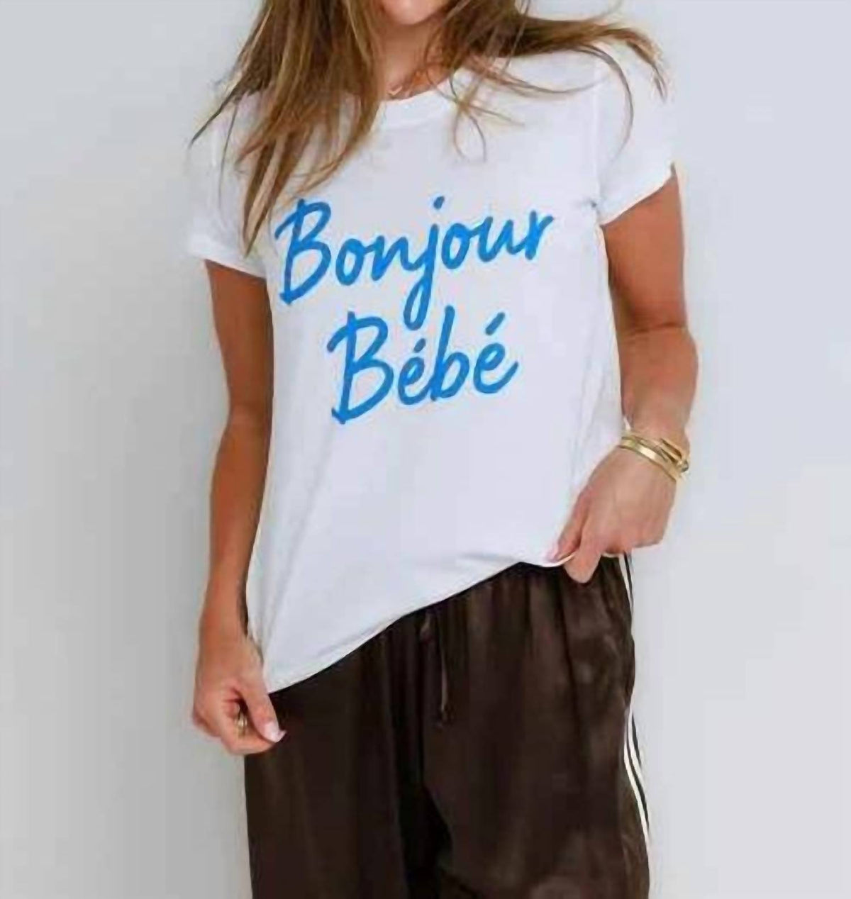 Bonjour Bebe Femme Crewneck Tee