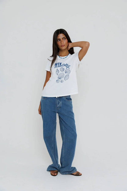 MTK Beach Club Femme Crew Tee