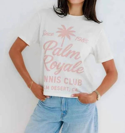 Palm Royale Tennis Everyday Tee