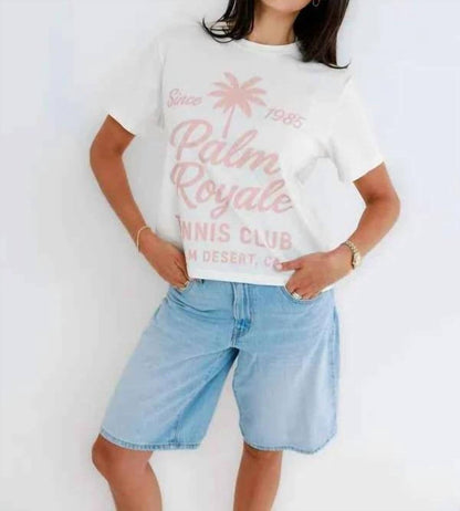 Palm Royale Tennis Everyday Tee