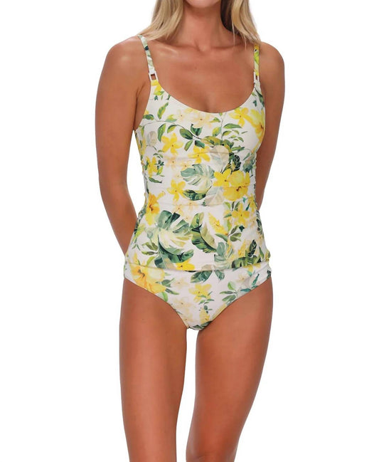 Sunsets Escape Women's Anya Tankini Top in Isla Soleil Crepe