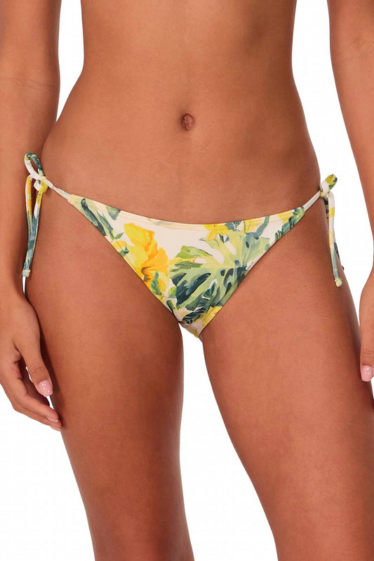 Sunsets Escape Women's California Dreamin' Bikini Bottom in Isla Soliel Crepe