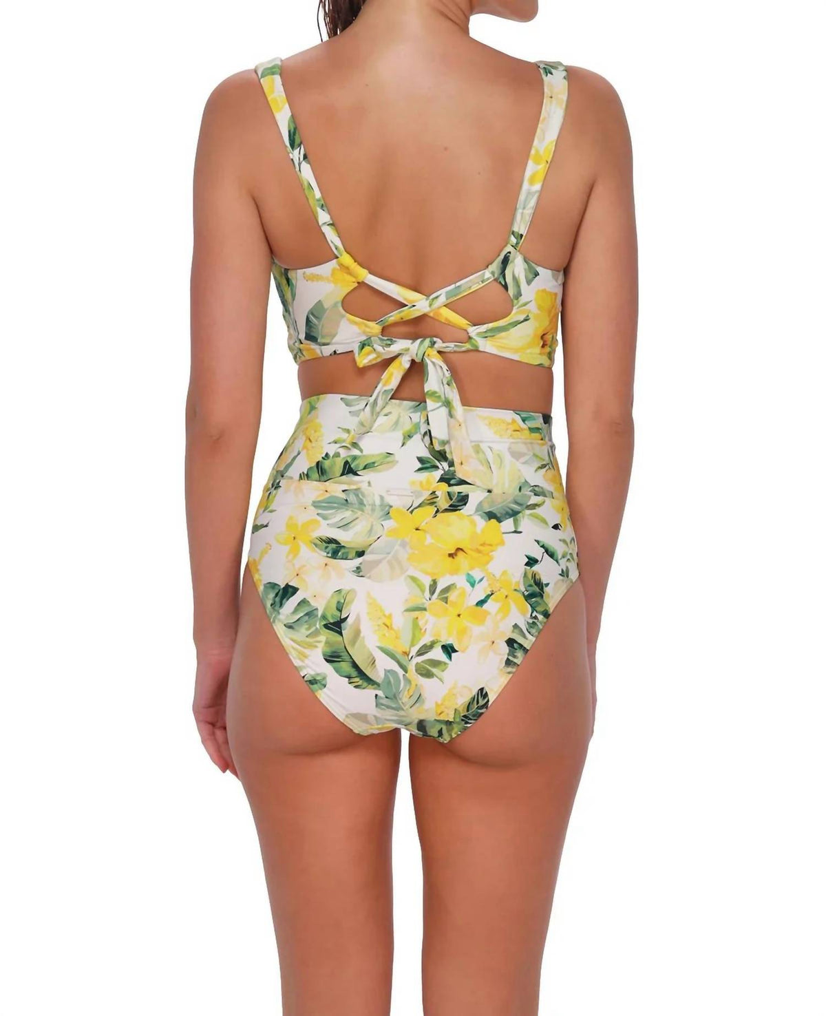 Sunsets Escape Women's Hannah High Waist Bottom in Isla Soleil Crepe - view 3