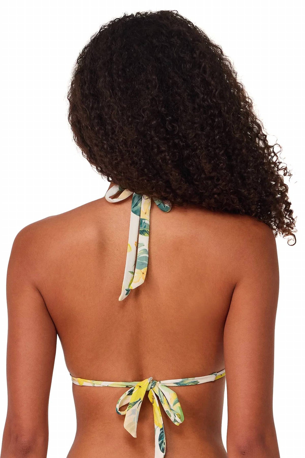 Sunsets Escape Women's Starlette Triangle Bikini Top in Isla Soliel Crepe - view 3