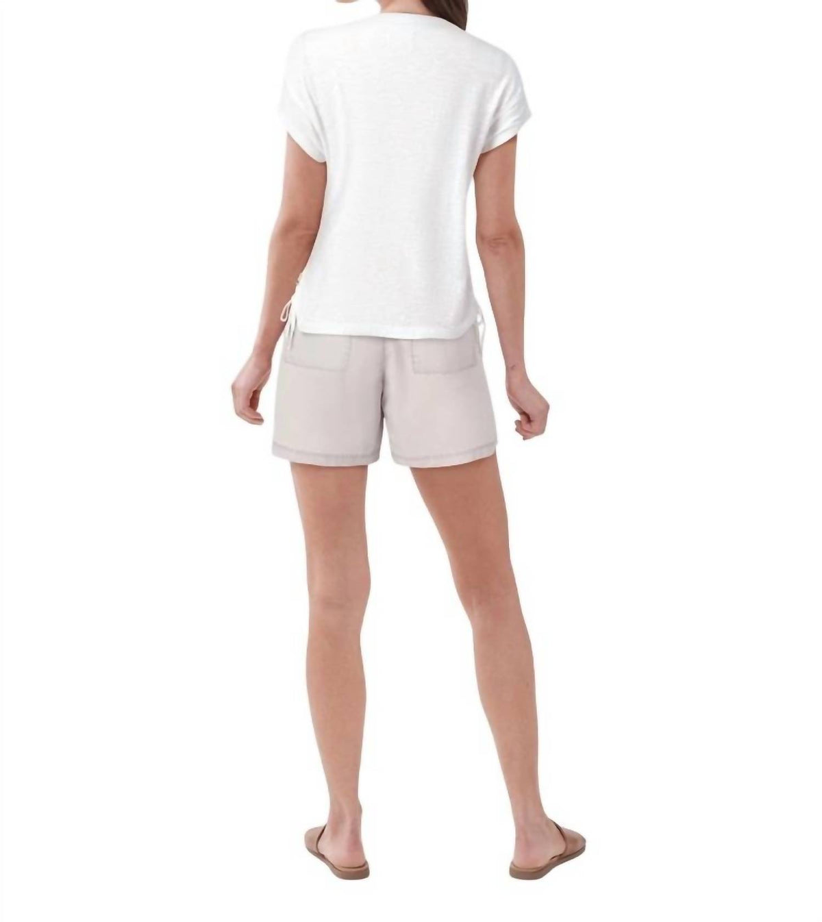 Maria Cap Sleeve Slub Tee