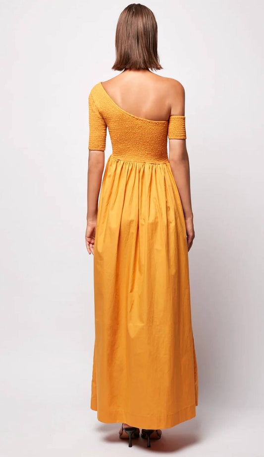 SWF Women's Asymmetric Midi Dress in Sunstone - view 2