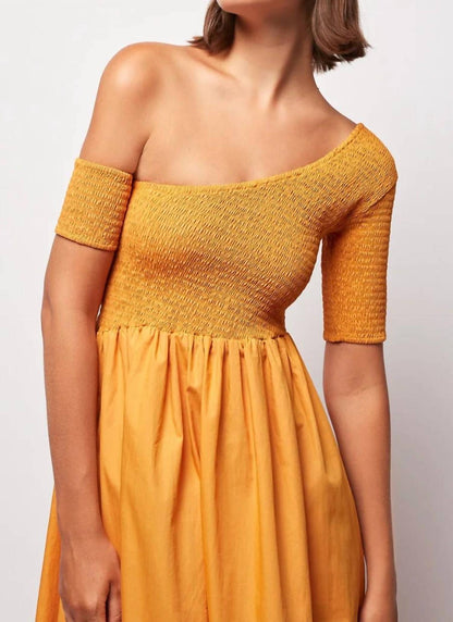 Asymmetric Midi Dress