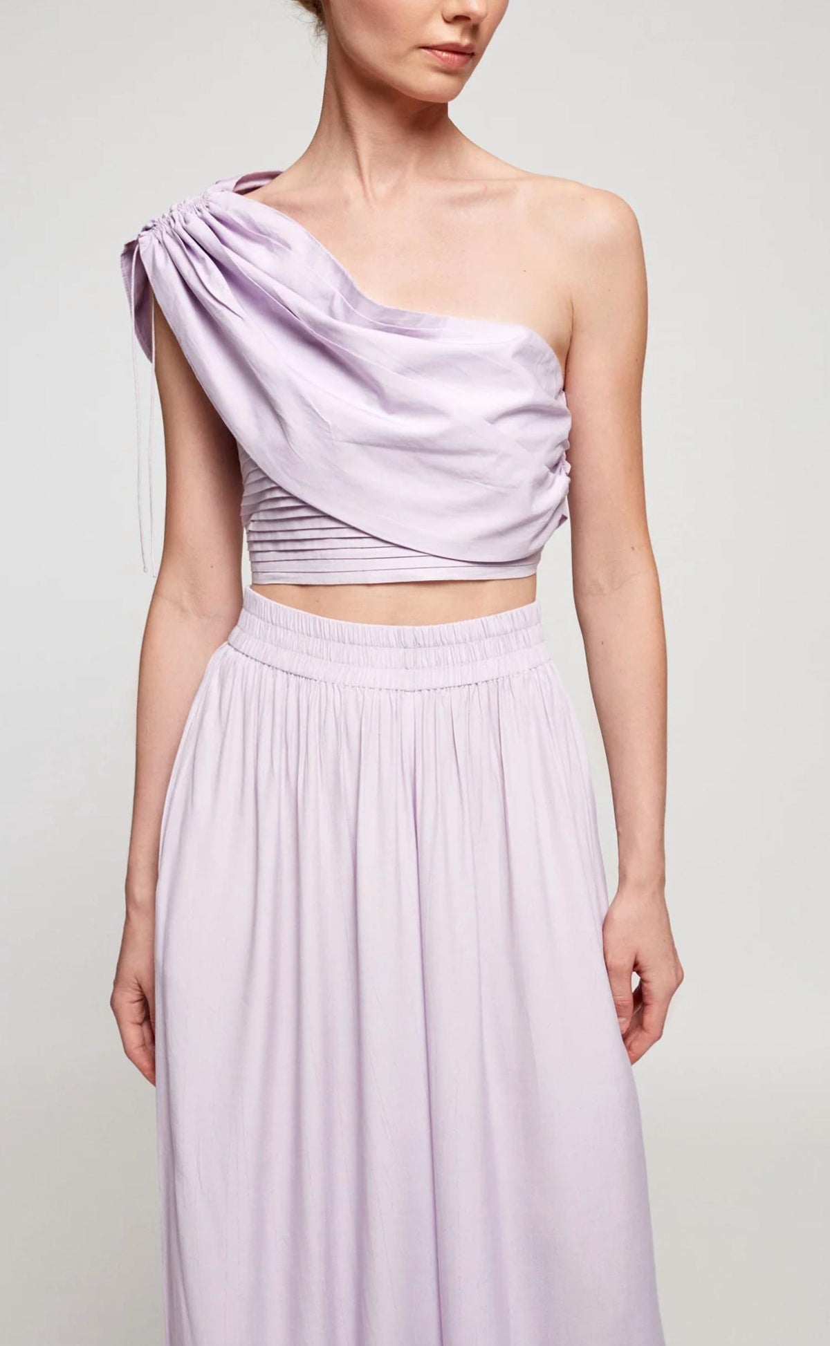 Roman One-shoulder Top