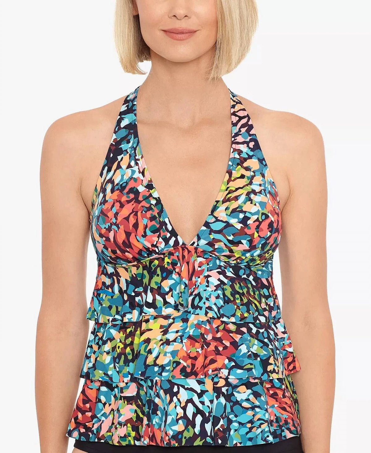 Triple Tier Tankini Top