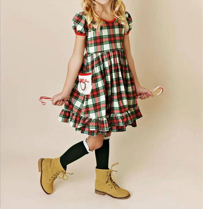 Embroidery Pocket Dress
