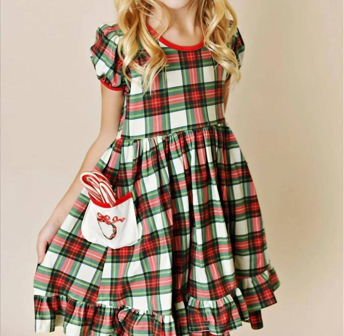 Embroidery Pocket Dress