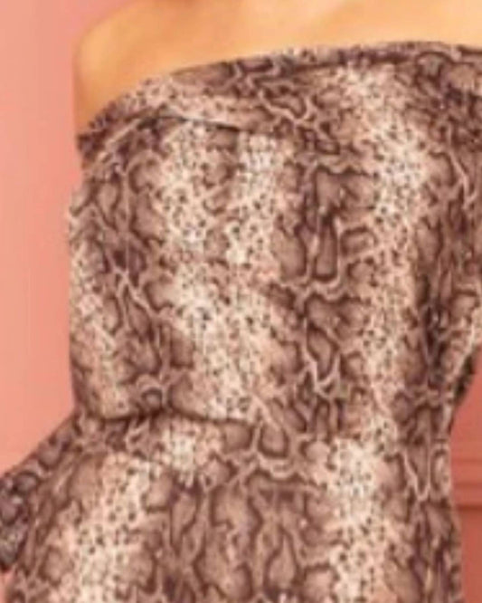 Off Shoulder Romper