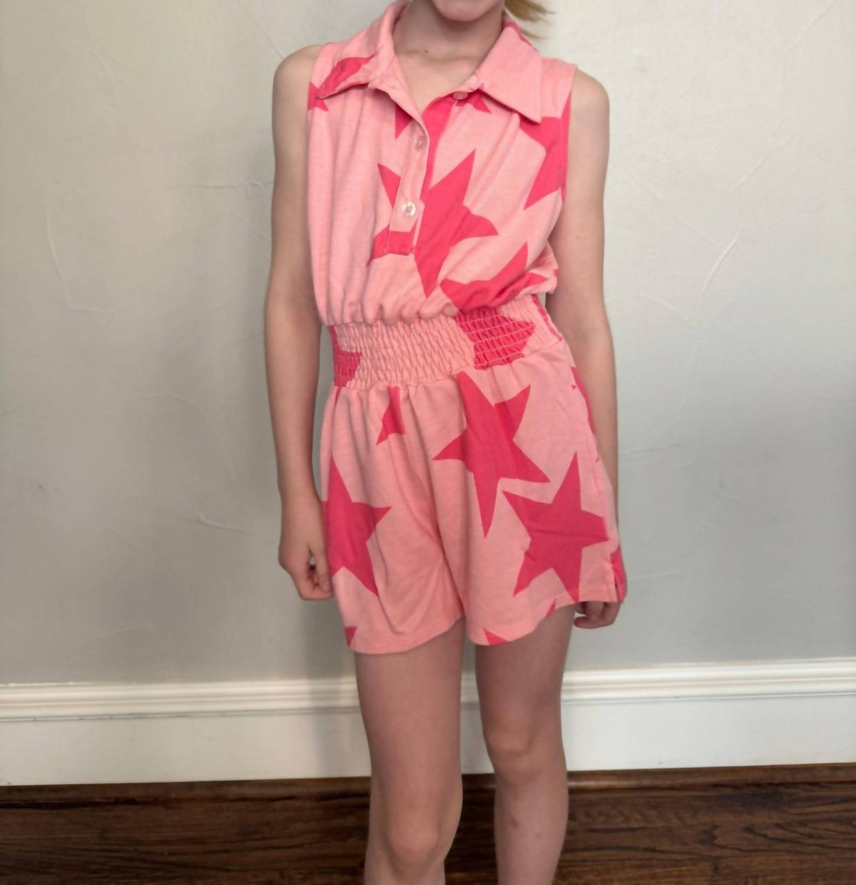 Collared Star Romper