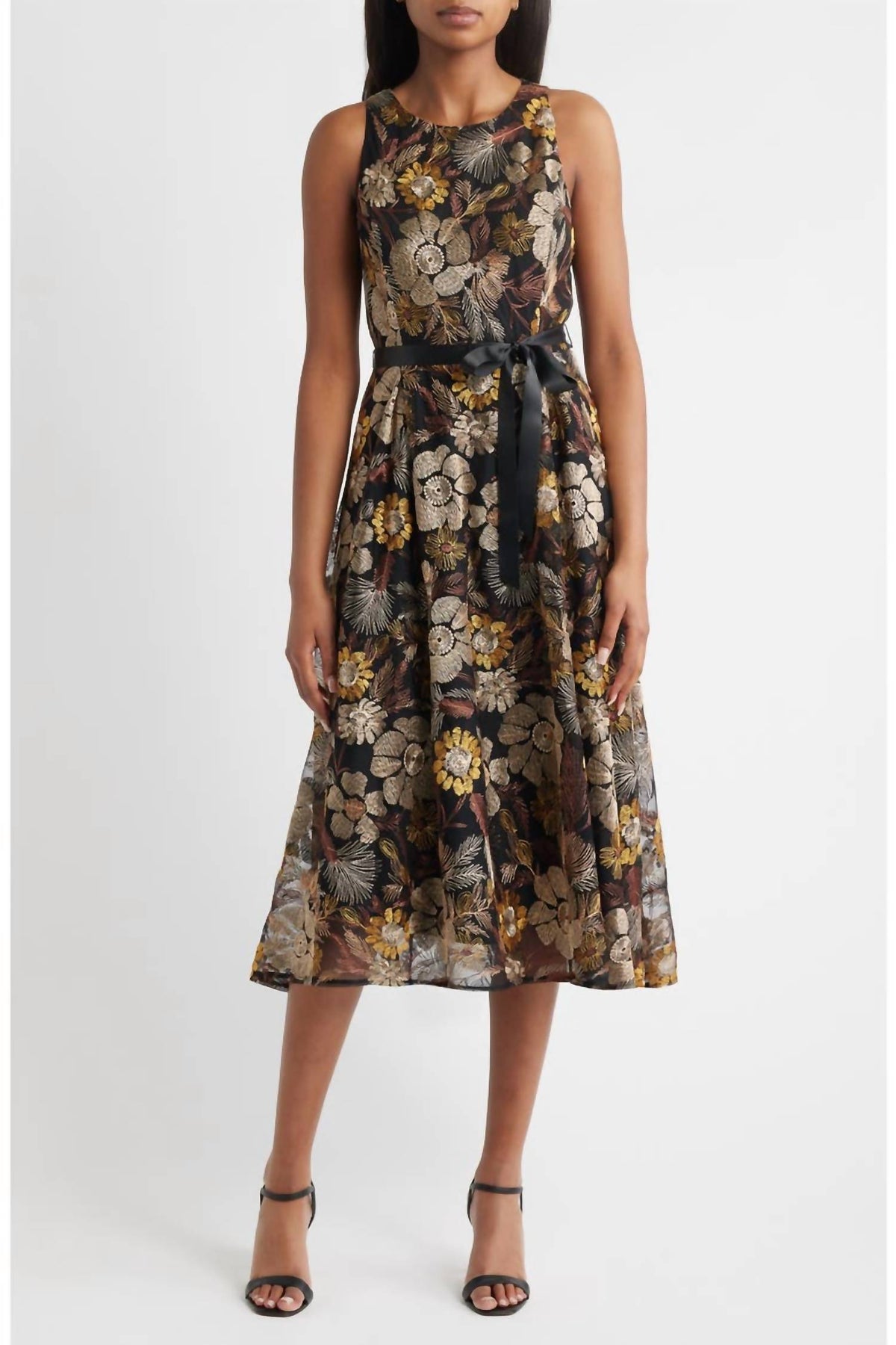 Embroidered High-low Dress