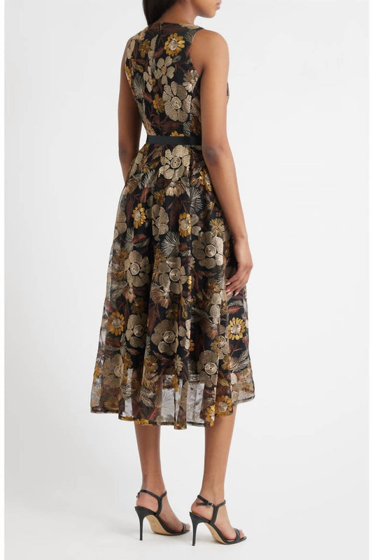 Embroidered High-low Dress