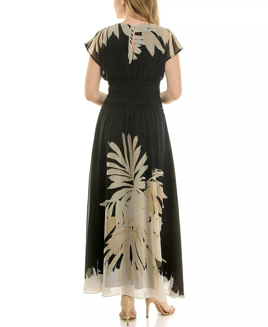 V-neck Fully Lined Dress