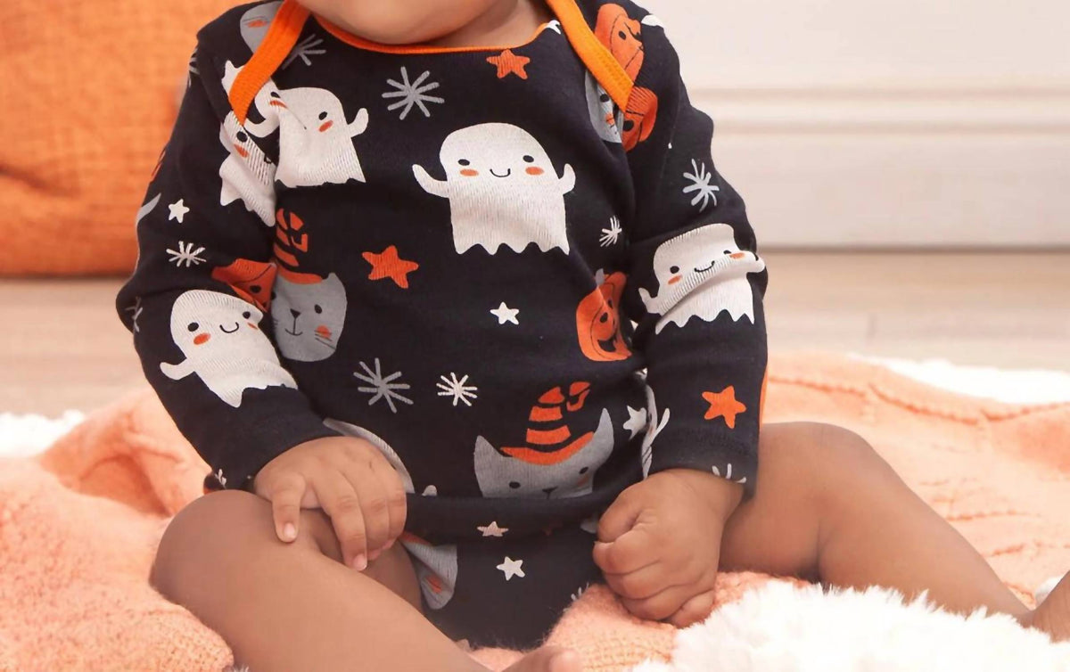 Baby Girls And Boys Pumpkin Party Onesie