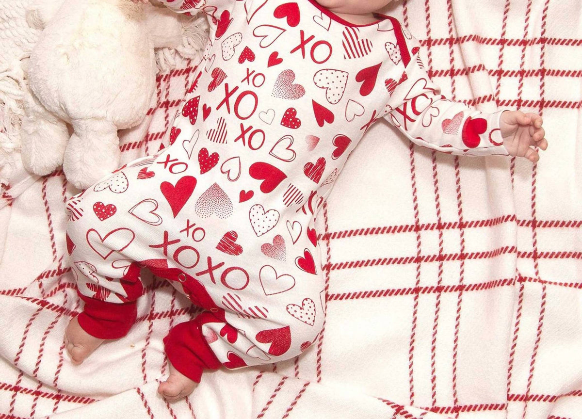 Baby Girls Hearts And Hugs Romper