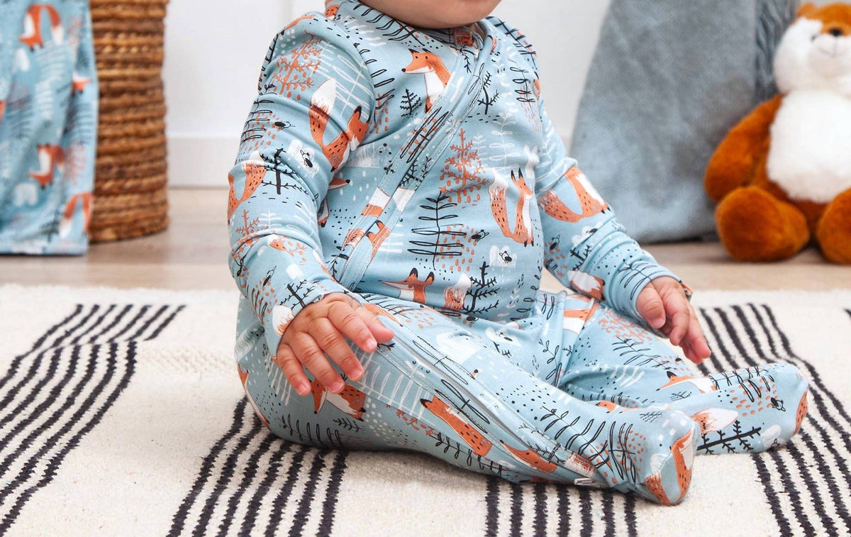 Baby's Long Sleeve Footed Zipper Romper