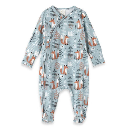 Baby's Long Sleeve Footed Zipper Romper