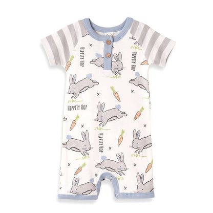 "Easter Parade" Henley Shortie Romper for Baby Boys