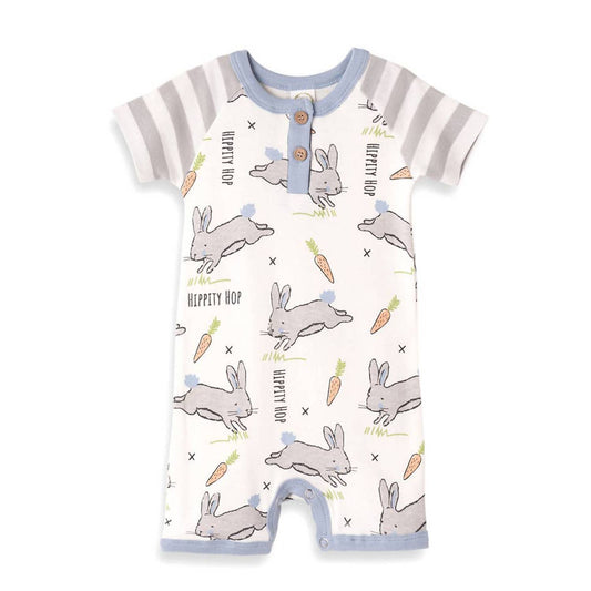 "Easter Parade" Henley Shortie Romper for Baby Boys