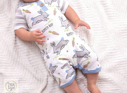 "Easter Parade" Henley Shortie Romper for Baby Boys