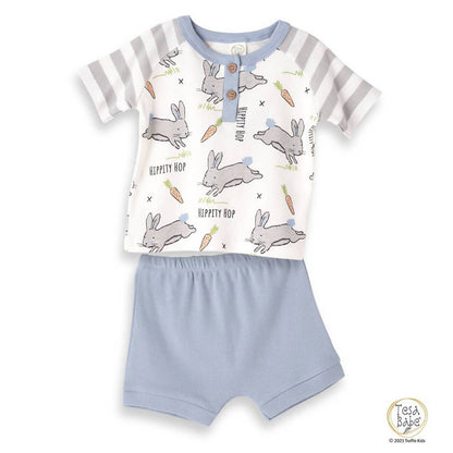 "Easter Parade" Henley Tee & Shorts for Baby Boys