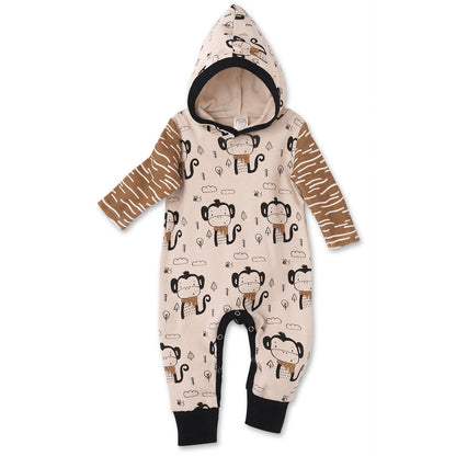 Funky Monkey Hooded Romper