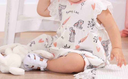 "Happy Bunnies" Dress for Baby Girls