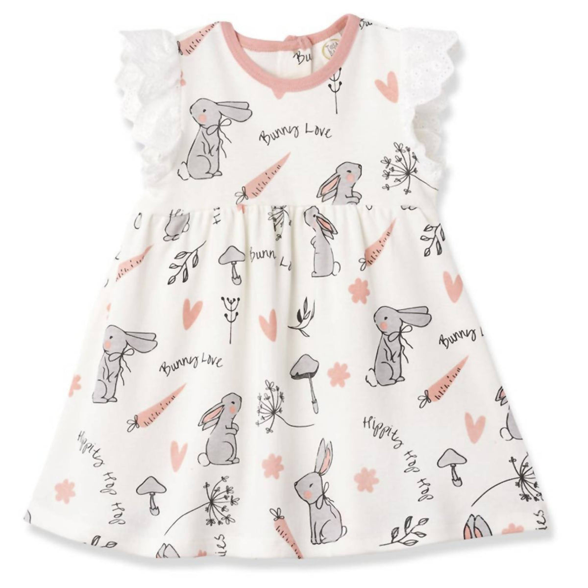 "Happy Bunnies" Dress for Baby Girls