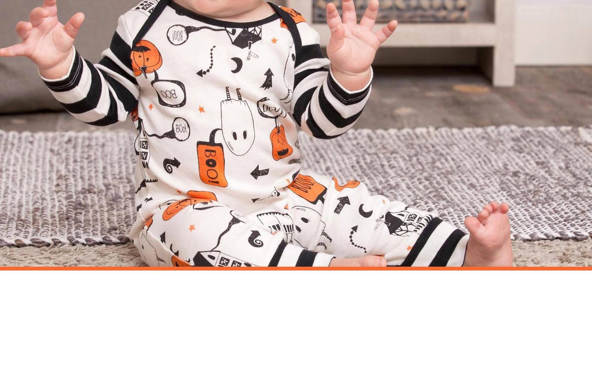 Tesa Babe "Peek-A-Boo!" Halloween Romper for Baby Girls and Baby Boys