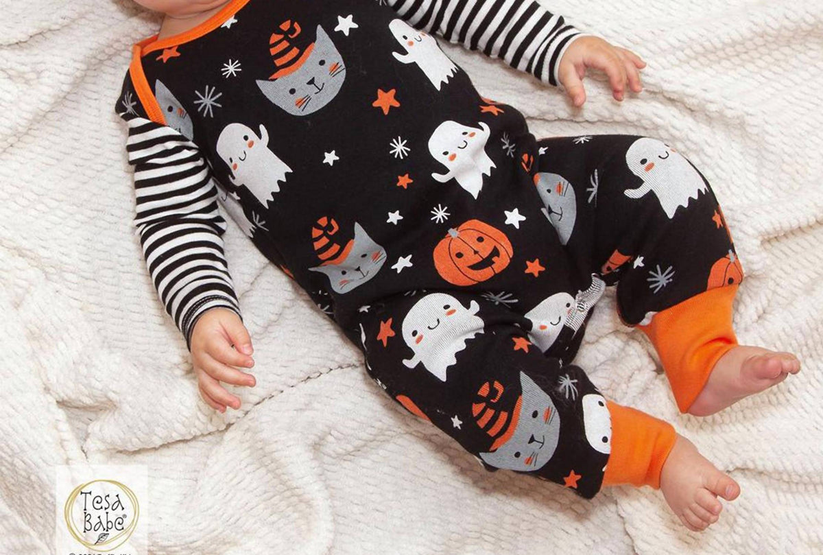 Tesa Babe "Pumpkin Party" Romper for Baby Girls and Boys