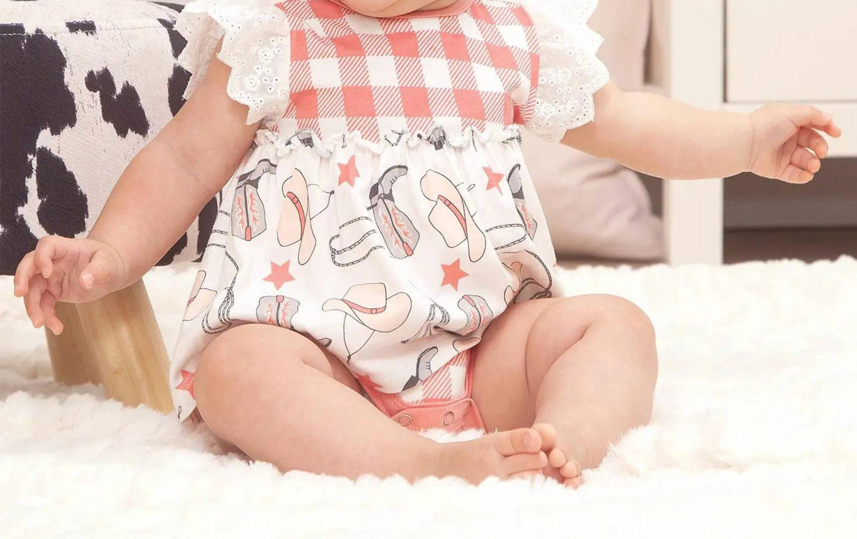 Yeehaw Western Skirted Bodysuit