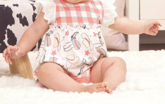 Yeehaw Western Skirted Bodysuit