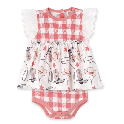Yeehaw Western Skirted Bodysuit
