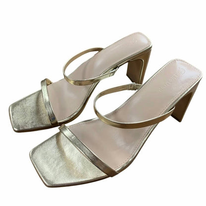 Women's Open Toe Heel Slide Sandal