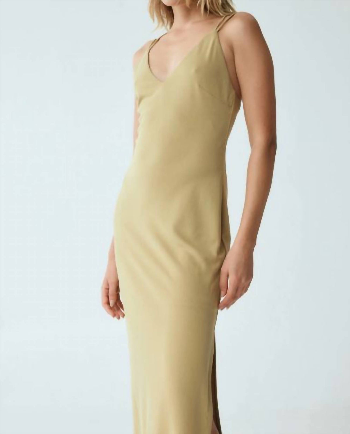 Form Cross Back Midi Dress