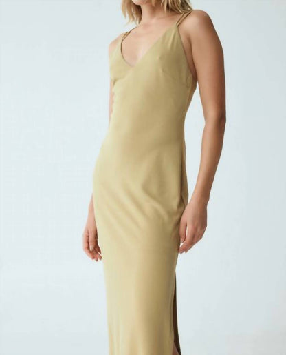 Form Cross Back Midi Dress