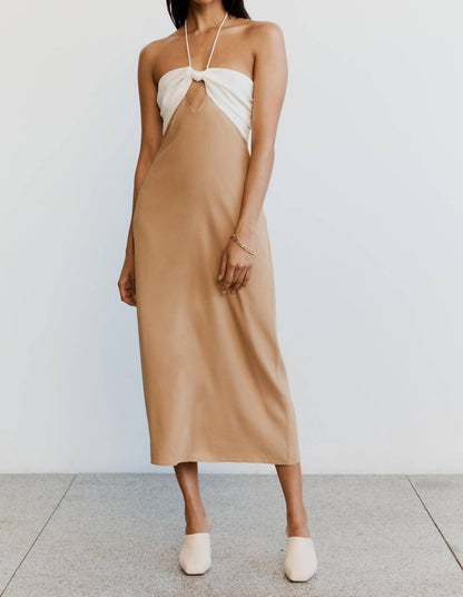 Let's Split Slip Midi Dress